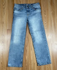 Cat & Jack Jeans Girls Size 12 Bootcut Leg Stretch Medium Blue Wash Denim - Picture 1 of 15