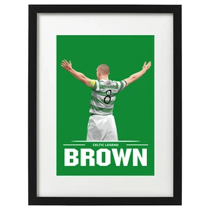 Scott Brown Glasgow Celtic FC Kunstdruck / Poster - Bild 1 von 2