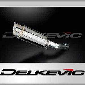 Suzuki GSF1250 Bandit 2007-2016 Slip On 8" Round Stainless Exhaust Muffler Kit - Picture 1 of 5