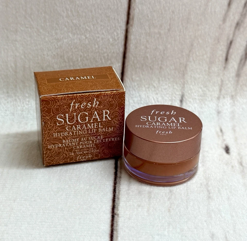 Bálsamo labial hidratante caramelo azúcar fresco auténtico nuevo en caja - tamaño de viaje 0,07 oz Foto 1 de 1