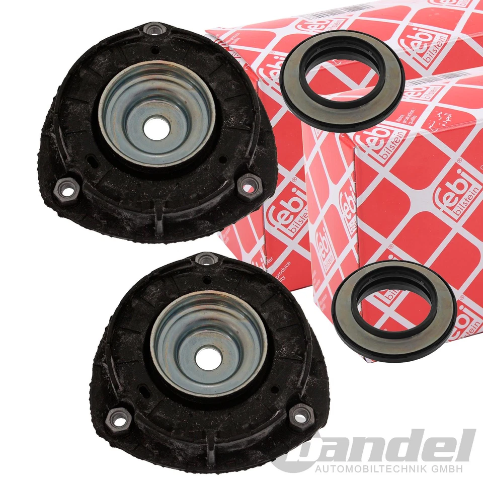 2x Febi Supporto Piastre Camber Anteriori per VW Golf 7 Tiguan + Audi A3 (8V) - Immagine 1 di 2