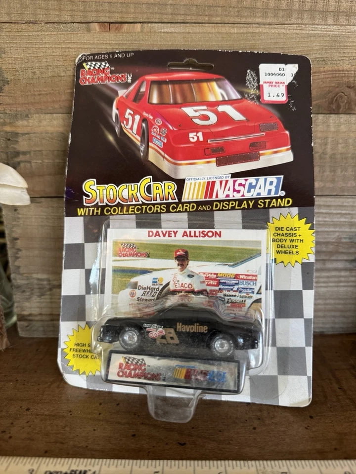 CAMPEONES DE CARRERAS DAVEY ALLISON RÉPLICA DIECAST COCHE DE CARRERAS Foto 1 de 1