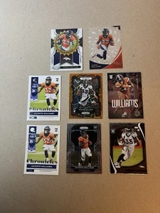 Lote de 8 cartas de Javonte Williams 6 novatos impresionante lote - Imagen 1 de 12