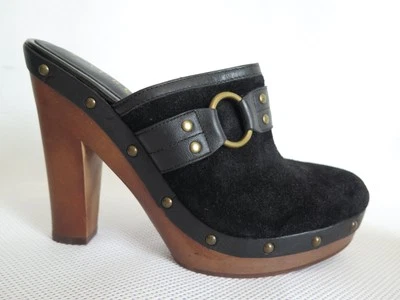 Lauren Ralph Lauren LRL Stasia Sport Suede Platform Mule Clog US6.5- UK5-  EU37 - Image 1 of 4