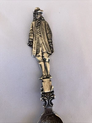 Figura Completa William Penn Philadelphia Independence Hall Sterling 1905 Cuchara XLNT Foto 1 de 4