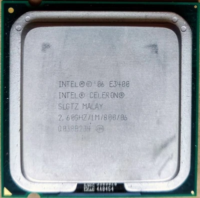 CPU Intel Celeron E3400 SLGTZ 2.60GHz LGA775 - Immagine 1 di 2