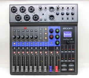 ZOOM LiveTrak L-8 8-Channel Digital Mixer & Recorder / FREE SHIPP. - Picture 1 of 13