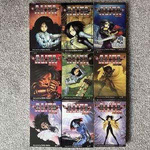 Battle Angel Alita Volume 1-9 Manga Yukito Kishiro Complete Set - Picture 1 of 10