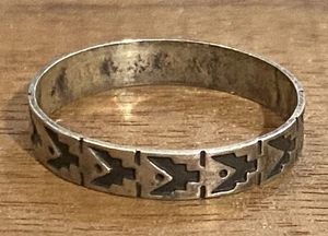 Vintage 925 Sterling Silber Mexiko Adler Überfang Ring Größe 9 - Bild 1 von 5