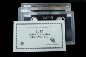 2012-S United States Mint Silver Proof Set in Box w/ COA - Picture 1 of 8