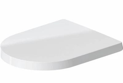 Asiento de inodoro delantero cerrado alargado Duravit ME by Starck con cierre suave Foto 1 de 4