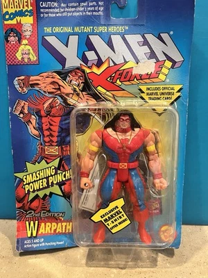 Фигурка WARPATH 2-е издание X-Men X-Force Marvel Toy Biz 1994 запечатанная редкая - Изображение 1 из 4