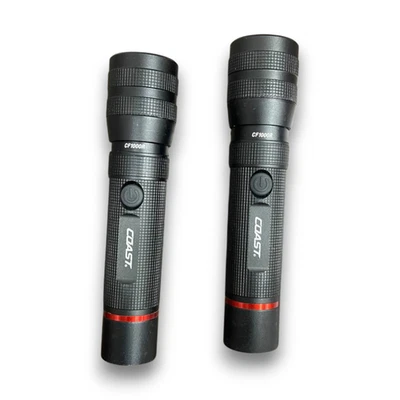 Новый побережье перезаряжаемый фонарики CF1000 LED свет 2-Pack без кабелей включены - Изображение 1 из 3