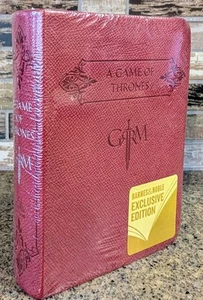 A Game Of Thrones Barnes & Noble Exclusive Leather Edition New Sealed Book! - Picture 1 of 5