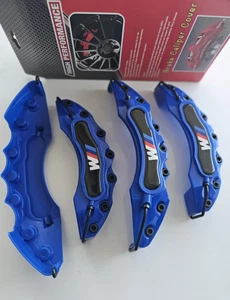 Blue M performance Car Disc Brake Caliper Covers 4PCS/ Universal - Picture 1 of 9