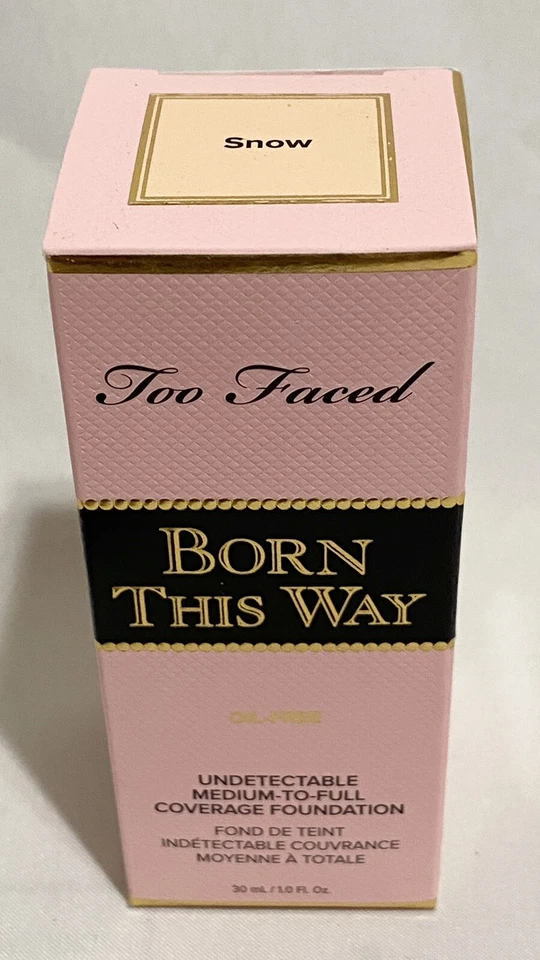 Too Faced Born This Way Coverage Foundation Snow 1oz