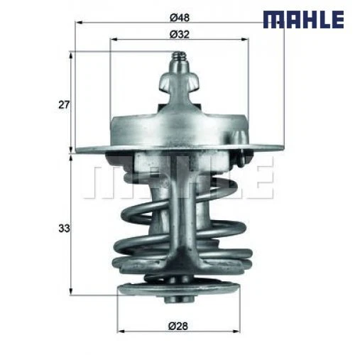 Termostato, refrigerante BEHR MAHLE TX6383 para Toyota Corolla Foto 1 de 1