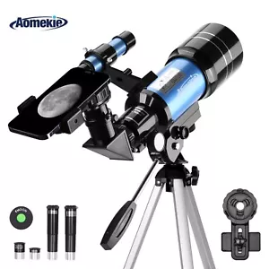 30070 Beginner Telescope Astronomical 15-150X Monocular Mobile Adapter Kids Gift - Picture 1 of 12
