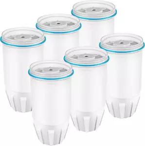 Water Filter Replacement Fits for ZERO Pitcher, 6 Pack Water Filters Replacement - Picture 1 of 12