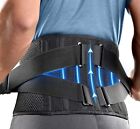 FREETOO Air Mesh Back Brace for Men Women Lower Back Pain Relief with 7 Stays...