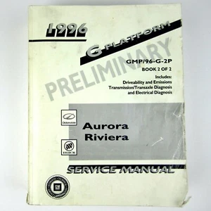 1996 Buick Riviera Oldsmobile Aurora GMC Service Repair Manual G-Platform Book 2 - Imagen 1 de 10