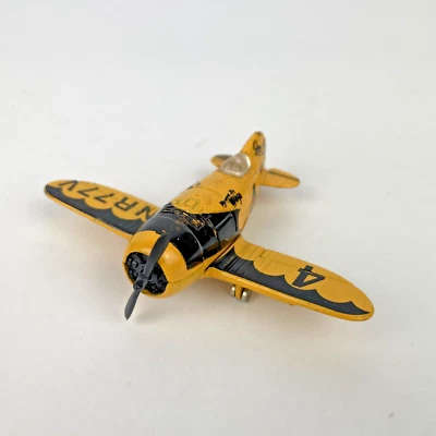 Antigo Zylmex Gee Bee Racer AJ35 – Avião fundido amarelo/preto NR77V - Imagem 1 de 3