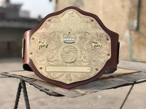 Brown BIG GOLD World Heavyweight Championship 2mm brass Cover