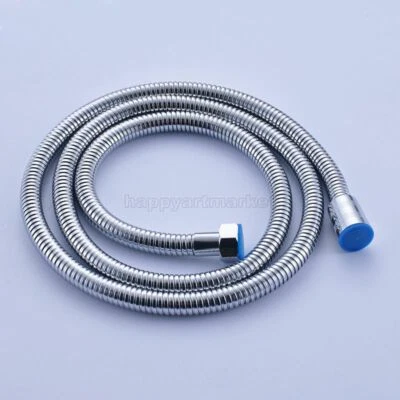 Tubo flessibile idraulico cromato 1,5 m tubi doccia bagno tubo flessibile - Immagine 1 di 4
