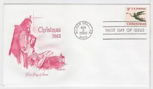 TurtlesTradingPost- Christmas Angel #1276 1965- FDC Artmaster Cachet - Picture 1 of 1