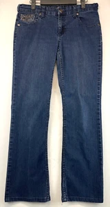 Kikit Jeans - Womens Size 6 - Blue - Bootcut - Studded - Mid Rise (2442) - Picture 1 of 18