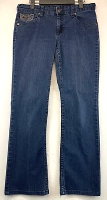 Kikit Jeans - Womens Size 6 - Blue - Bootcut - Studded - Mid Rise (2442) - Image 1 of 4