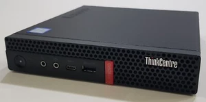 Lenovo ThinkCentre M720q Tiny PC i3-8100T 128GB SSD 8GB RAM Windows 11 Pro - Afbeelding 1 van 2