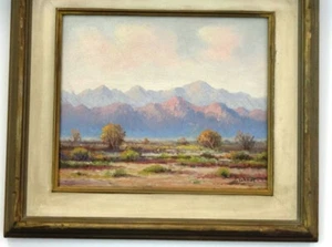 Painting By John Anthony Conner Listed California Artist Desertscene - Picture 1 of 4
