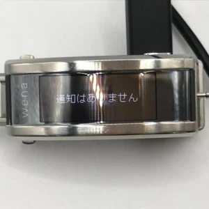 Sony wena 3 Smartwatch WNW-C21A/T – brązowy skórzany pasek, Bluetooth Japonia - Zdjęcie 1 z 12