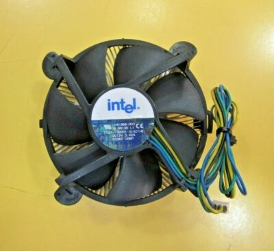Dissipatore Ventilatore CPU INTEL Socket 775 4 Pin DC12V 0.42A C91968-003 NIDEC - Immagine 1 di 2