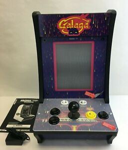 Arcade1Up Retro Tabletop Galaga 88 CounterCade Machine,5 Games in 1,Purple&White