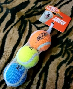 Nerf Dog Mini Squeak Balls 3 pack New! - Picture 1 of 2