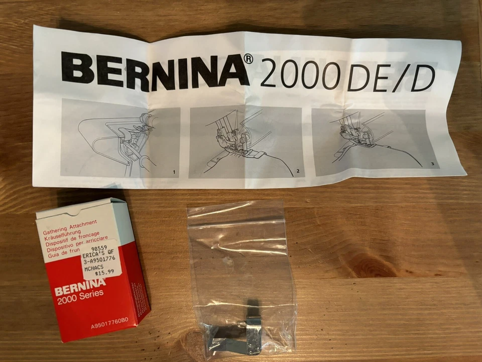 Bernina Gathering Attachment  A95017760B0 for 2000 Series - Image 1 of 1