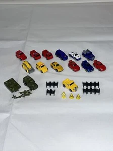 MICRO MACHINES AUTO KONVOLUT SOMA MINI FAHRZEUG MILITÄR POLIZEI FEUERWEHR SPORTWAGEN 16 GESAMT - Bild 1 von 14