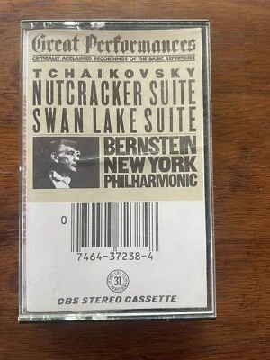 NY Phil/Bernstein - Nutcracker Swan Lake Suites (Cassette Tape) Tchaikovsky - Image 1 of 4