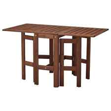 IKEA ÄPPLARÖ gateleg table, outdoor brown stained