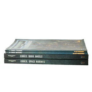 4 Warhammer 40k Games Workshop Hardcover & Softcover Codex Space Marine Tyranids - Picture 1 of 5