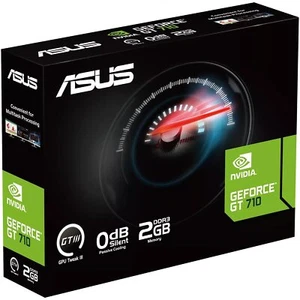 ASUS GeForce GT 710 EVO video card, 2GB GDDR3,64-bit,Passive cooling-Quite place - Picture 1 of 5