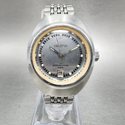 Citizen Cosmostar Watch Women 24mm Gray Dial Silver Tone Date Manual E10633-K - Image 1 of 4