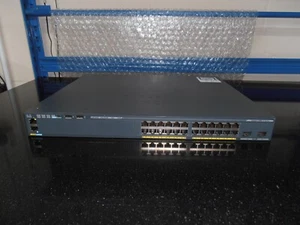 Cisco Catalyst WS-C2960X-24PD-L Commutateur Gig PoE 24 ports + 2 ports SFP 10 GbE + ports - Photo 1/4