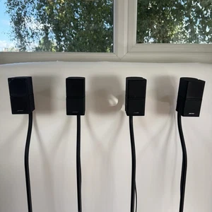 4 x Bose Premium Lifestyle Jewel Double Cube Speakers with Stands - Black - Picture 1 of 13
