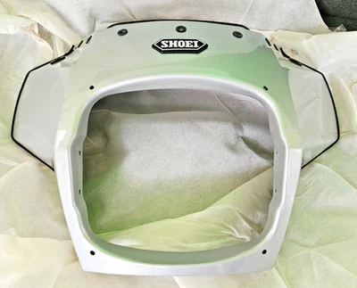 Shoei Model FM-5 Motorcycle Fairing - Gray With Shield  - New Old Stock - Image 1 of 4