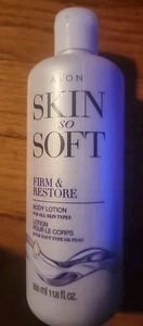 Avon Skin So Soft Firm & Restore Bodylotion 11,8 Oz. Versiegelt - Bild 1 von 4