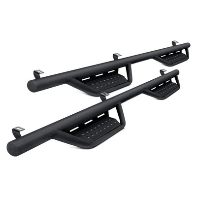 For Chevy Silverado 2500 HD 08-14 2" RS System Cab Length Black Round Nerf Steps Foto 1 de 3