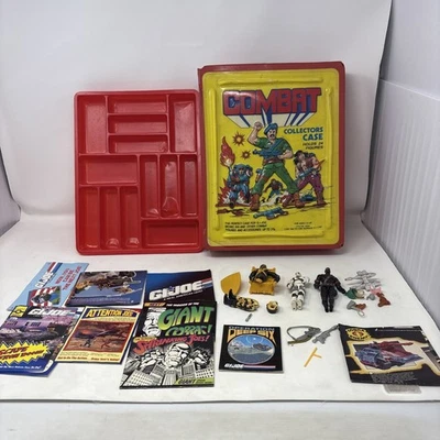 Vintage 1987 Combat Collectors Case Action Figure Case Tara Toy Corp With Extras - Image 1 of 4